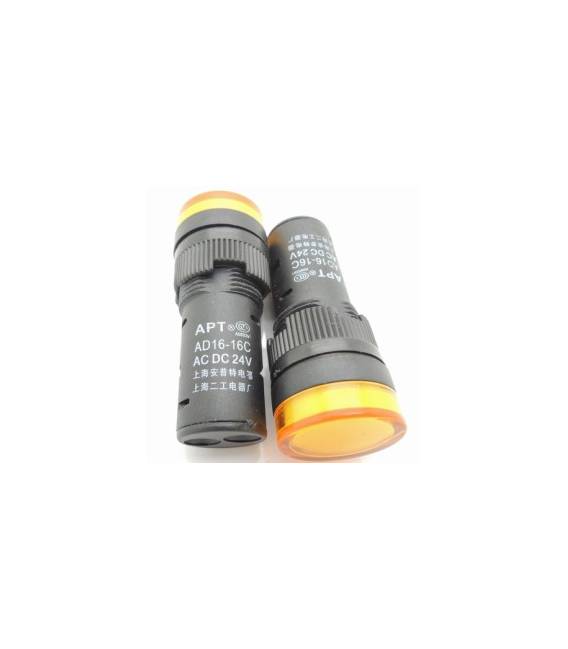 LAYE 11MM giallo37 a 11 m (PBC) Y090LAY7-11 ma 11 m spinta a fungo bottone Pulsante