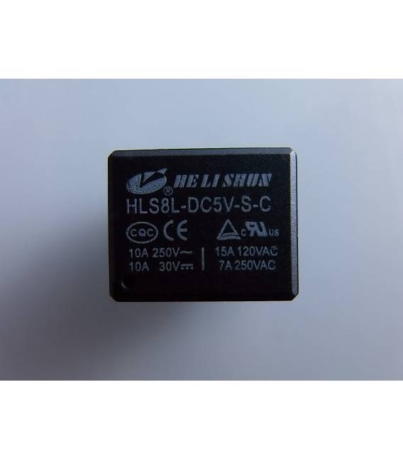 Relè HLS8L-DC5V-S-C miniaturizzato SPDT 5V 10A / 120VAC arduino