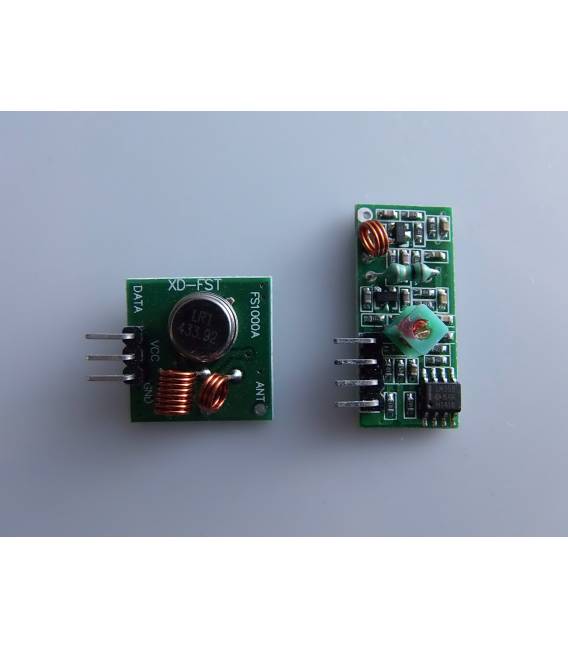 Kit ricetrasmettitore RX TX 433MHz Modulo Trasmissione wireless 433M ARDUINO