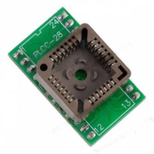 Convertitore Adattatore da PLCC28 a DIP24 compatibile Programmatori TL866