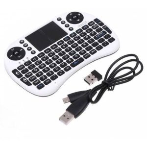 Mini Tastiera Wireless 2.4G con Touchpad Mouse per PC Google Android TV Box USB