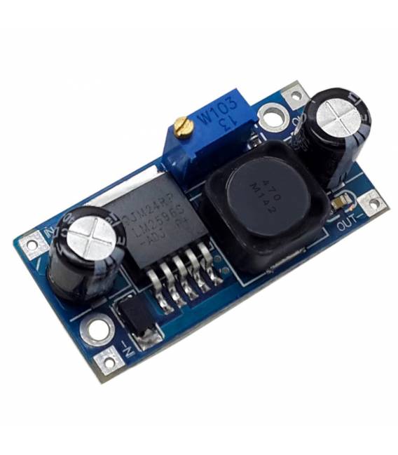 Convertitore regolabile DC-DC step down LM2596S alimentatore 5V 12V 2A ARDUINO