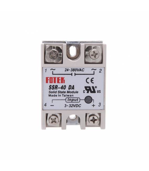 SSR-40DA SSR stato solido Relè Modulo Uscita AC 90-480V Ingresso per DC 3-32V 40A