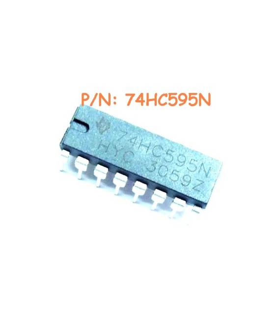 6 Pezzi 74HC595N Registri a scorrimento per contatori 8-BIT IC Circuiti Integrati