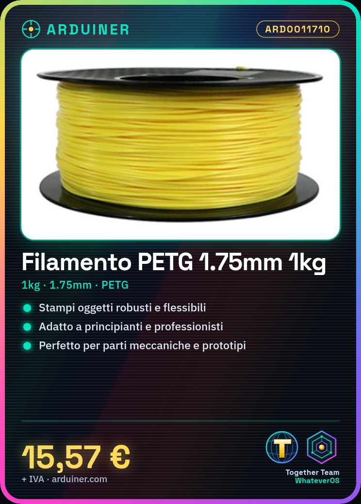 Filament PETG 1.75mm 1KG Jaune Transparent Haute Qualité Consommables pour Imprimantes 3D – Image 2
