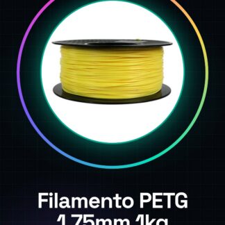 Filamento PETG 1.75mm 1KG Giallo Trasparente Alta Qualità Consumabili per Stampanti 3D
