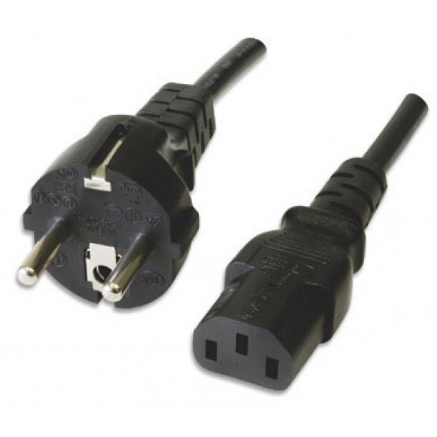 Câble d'alimentation Prise SCHUKO 250V 10A 1 mètre – Image 2