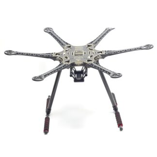 Telaio di hexacopter ARD0010187 per FPV, con PCB centrale e carrello d'atterraggio. Prodotto per maker/elettronica, disponibi