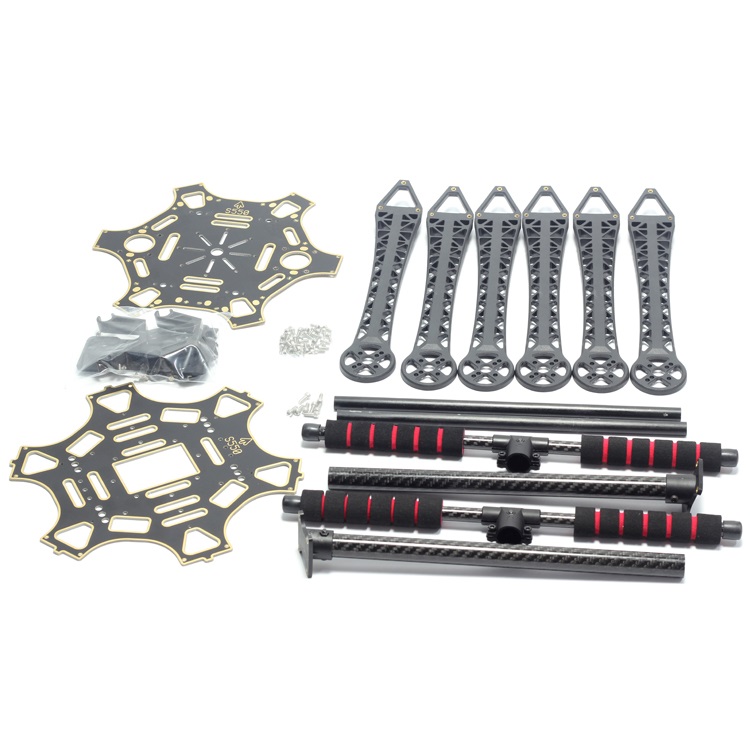S550 Hexakopter Kit Rahmen PCB Mittelrand mit Landekufen für FPV – Bild 2