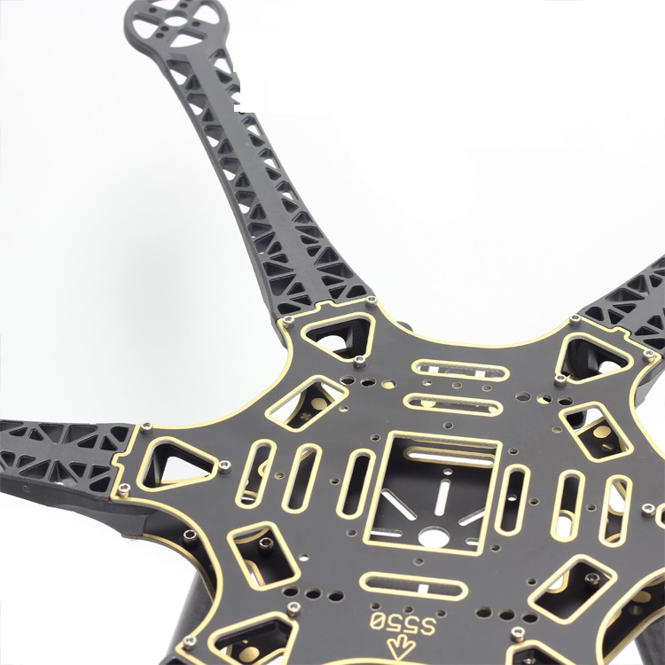 S550 Hexakopter Kit Rahmen PCB Mittelrand mit Landekufen für FPV – Bild 4