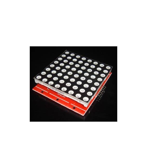 Kit module d'affichage matrice de points 8X8, peut être contrôlé en cascade de manière arbitraire compatible avec Arduino – Image 2
