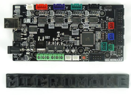 **Alt-text SEO/accessibilità:** Controller stampante 3D Micromake - Scheda pannello di controllo principale compatibile Rampa