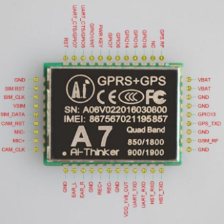 Modulo GPRS GSM A7 ARD0010522, prodotto Arduiner. Shield elettronico per connettività mobile. Disponibile su backorder. Prezz