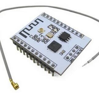 Modulo ESP8266 porta seriale WiFi, SKU ARD0010526. Connesso a IO leads e ricevitore trasmettitore senza fili, utilizzato in a
