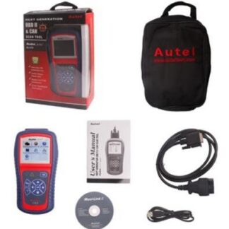 Strumento di scatto OBDII AUTEL AL419 2 CAN per diagnosi veicolare, con caricatura di connettore. Prodotto Arduiner (elettron