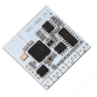 Modulo Bluetooth KRC-86B per Arduino con supporto stereo audio e connettività Bluetooth 4.0. SKU ARD0010588, disponibile in b