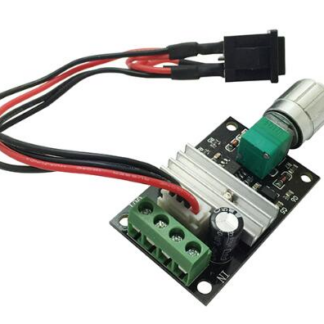 Pulsante PWM per controllo della velocità del motore, compatibile con tensioni da 6V a 24V e corrente massima di 3A. Ideal pe