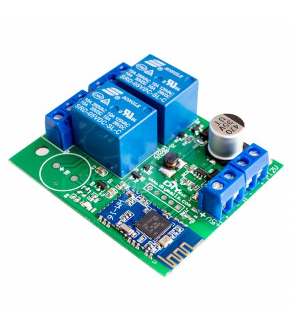 DC 5V 2-Channel Relay Module with Bluetooth 4.0 BLE for Android/iOS Phone - Image 4