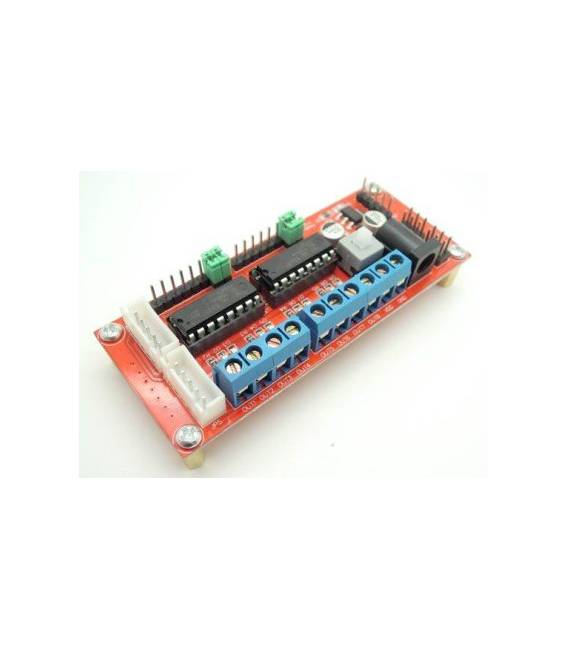 4-Kanal DC-Motor-Driver-Modul, 4WD-Auto, L293D-Modul / kompatibel mit Arduino – Bild 2