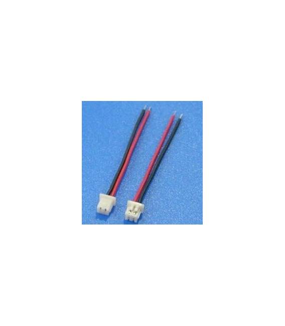 2 Câbles Connecteur JST 2 broches Écart 1.25mm Longueur 15CM – Image 2