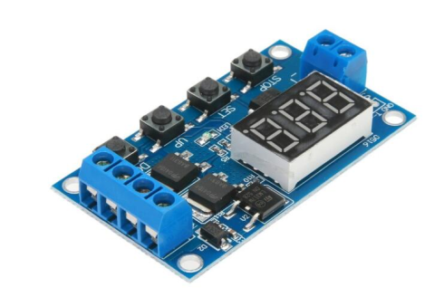Interruttore Controllo DC 5-36V Output Doppio MOS con Display Digitale per Motori, led e valvole solenoidi. Prodotto Arduiner