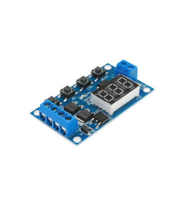 Interruttore Controllo DC 5-36V Output Doppio MOS con Display Digitale per Motori, led, valvole solenoidi - immagine 2