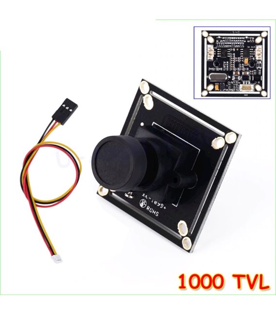 Caméra FPV HD COMS 1000 TVL 2.8mm Grand Angle pour Multicoptères NTSC PAL VZLR6898 – Image 6