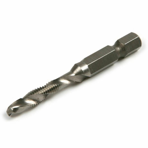 Punta trapano HSS esagonale per filettatura, dimensioni 1/4", compatibile con Arduino. SKU ARD0011056. Disponibile in on back