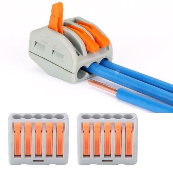 Connettore rapido morsetta per cavetti 2/3/5 leve, SKU ARD0011058. Disponibile in magazzino con ritenuta di scorte. Categorie