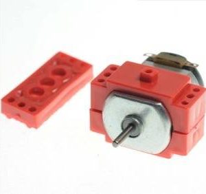 **Alt-text per SEO/accessibilità:** Supporto di montaggio per motore 130 in metallo, 2 pezzi. Prodotto Arduiner disponibile i