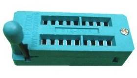 **Alt-text SEO/accessibilità:** "Zoccolo universale ZIF per test IC con 18 pin. Prodotto Arduiner, SKU ARD0011105. Disponibil