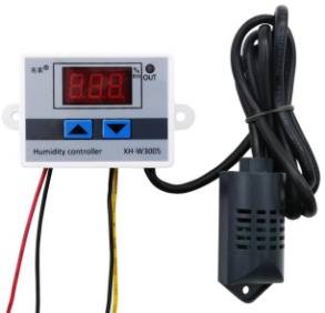 Display digitale XH-W3005 per regolazione umidità, con funzione deumidificazione e umidificazione. SKU ARD0011319. Disponibil