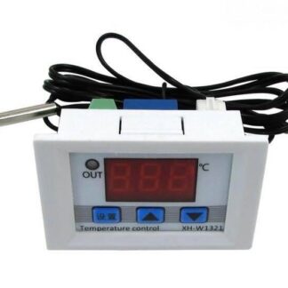 Regolatore di temperatura digitale Arduiner XH-W1321, con display LED e dimensioni compresse. SKU ARD0011321, disponibile su