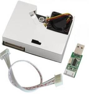 **Alt-text SEO/accessibilità:** Sensore Laser SDS018 per Particelle e Polvere, 0.3-10 micròm. SKU ARD0011347 - € 30.88 (Preor