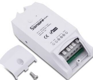 Interruttore Wi-Fi intelligente Sonoff Dual R2 a 2 canali, per gestione smart delle luci elettroniche. SKU ARD0011360. Prezzo