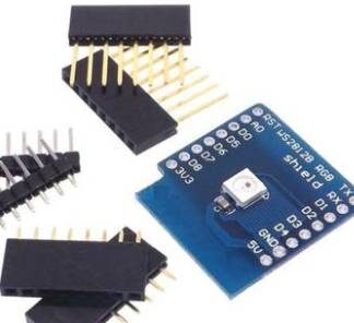 Shield WS2812B RGB per WeMos D1 mini, SKU ARD0011508. Prezzo: € 2,11. Prodotto in prenotazione, attualmente sul magazzino ris