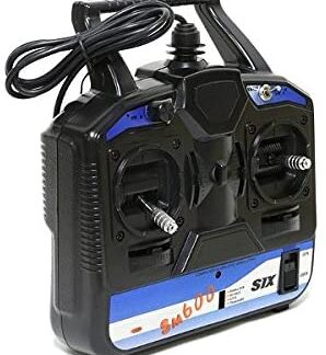 Radiocomando FS-SM600 6CH per simulazione di volo, con connettore USB e compatibile con elettronica/maker. Disponibile in mag