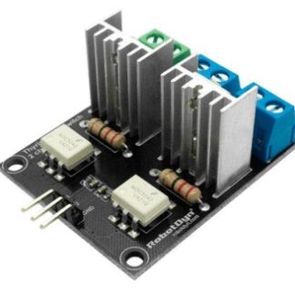 Interruttore CA a tiristori ARD0011838 di Arduiner, 2 canali, logica 3,3 V / 5 V, compatibile CA / CC fino a 5 A. Disponibile