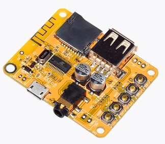 **Alt-text:** Scheda madre Bluetooth 5.0 per audio, compatibile con TV e PC. Prodotto Arduiner ARD0011862. Prezzo: €9,71. Que