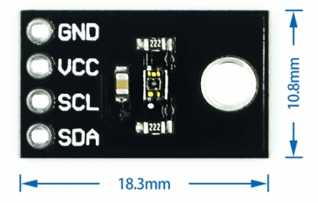 Sensore di intensità luminosa UV VEML6075 UVA UVB per Arduino, SKU ARD0011956. Prezzo €40.98.