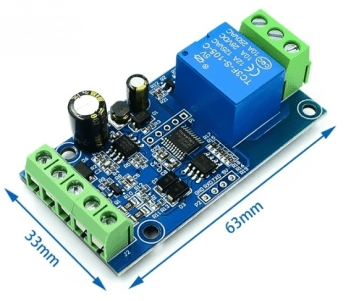 **Alt-text:** Modulo relè Modbus-Rtu a 1 canale per Arduino, input e output di comunicazione RS485/TTL, disponibile in stock.