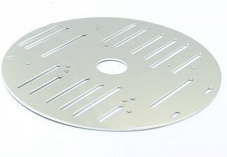 Piattaforma in alluminio per robot auto DIY, con pavimento in metallo rotondo. SKU ARD0012052, € 2,65.