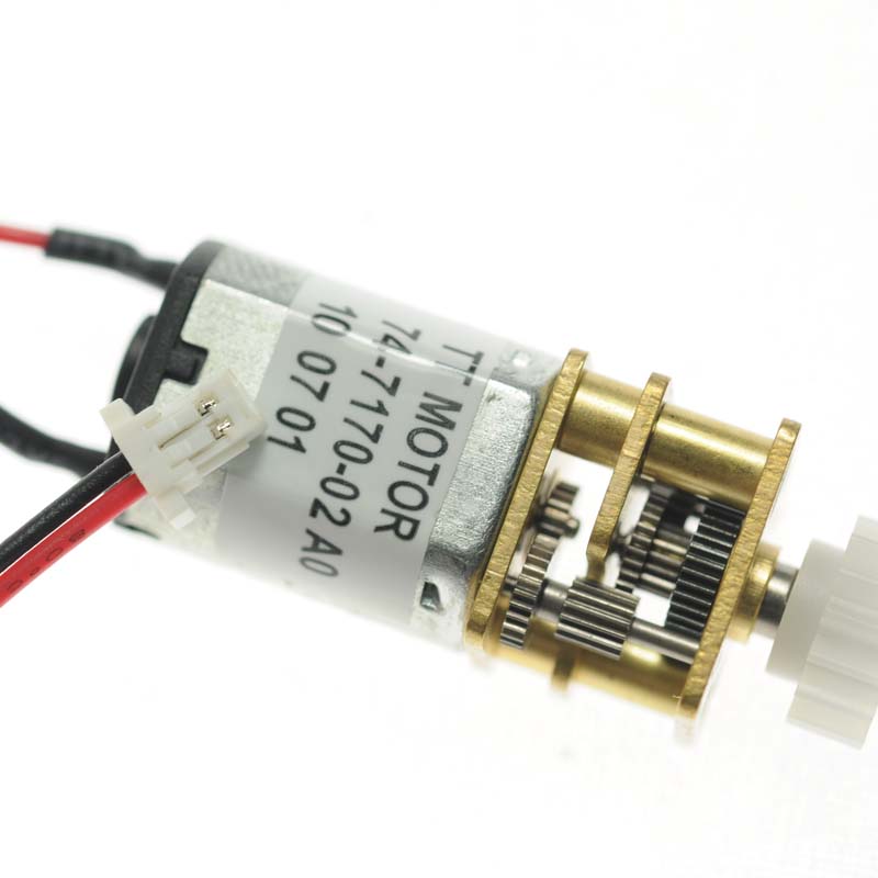 Moteur électrique N20 avec réducteur et engrenages en métal avec mandrin en plastique – Image 2