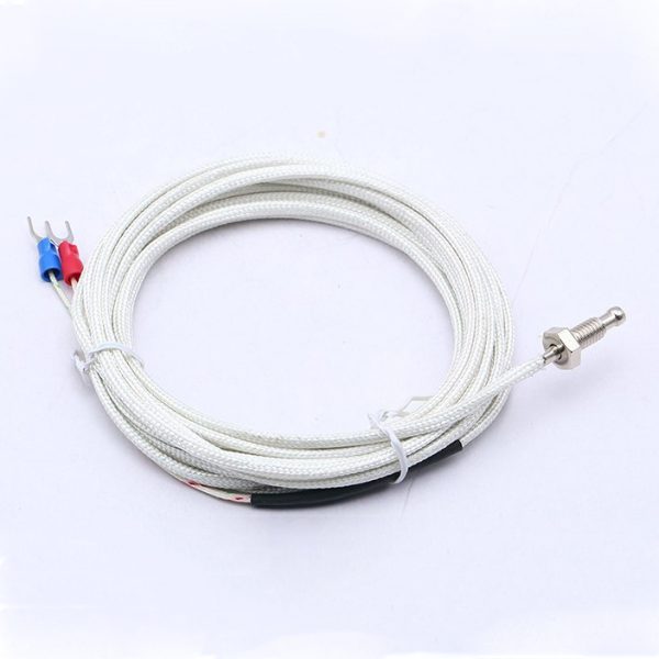 Sensore di temperatura M6 Termocoppia tipo K ARD0012644, cavo metallico 0,5 m. Prodotto disponibile in inventario.