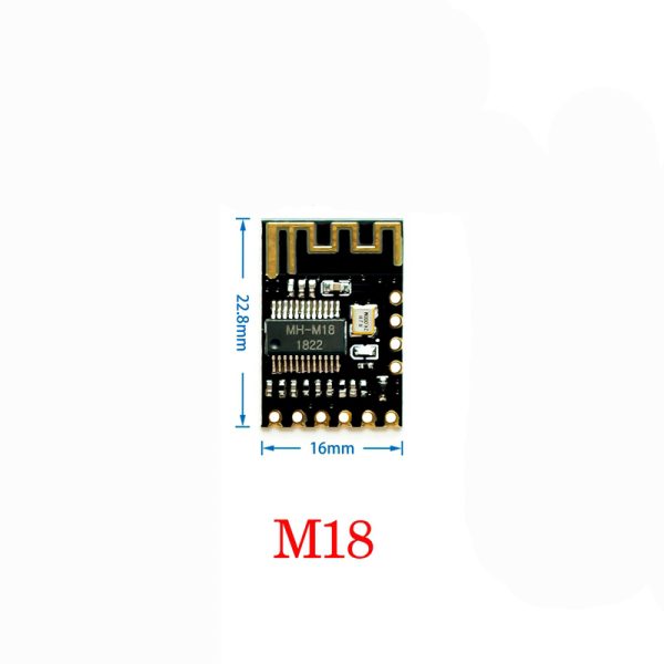 Scheda ricevitore audio MP3 Bluetooth wireless MH-M18 per eletttronica maker, codice ARD0012666. Decodificatore lossless BLT 