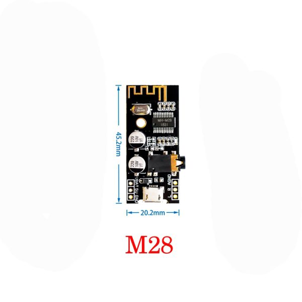 Scheda ricevitore audio MP3 Bluetooth MH-M28 per Arduiner, lossless BLT 4.2. Disponibile in stock. SKU ARD0012667." Questo al