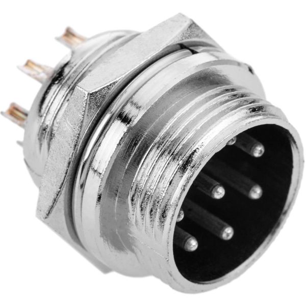 Due pezzi connettore aviazione maschio GX16 10P in alluminio. Prodotti Arduiner, categoria Connettori e morsettiere.