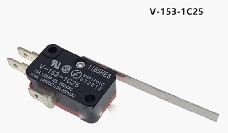 Due pezzi di interruttore di finecorsa V-153-1C25 con impugnatura lunga. Prodotto ARD0012722 da Arduiner, per elettronica e p