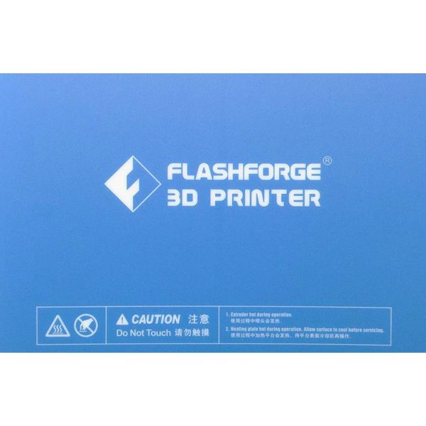 Pellicola per piano di stampa FlashForge Adatta per FlashForge Dreamer e FlashForge Creator Pro. Disponibile in magazzino. Pr