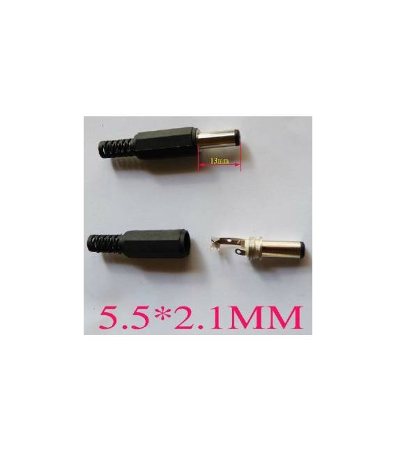 3 Stück Jack Stecker für 5.5*2.1mm DC005 Power Plug – Bild 5